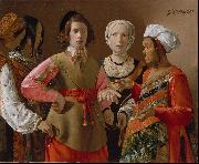 Georges de La Tour Fortune Teller oil painting artist
